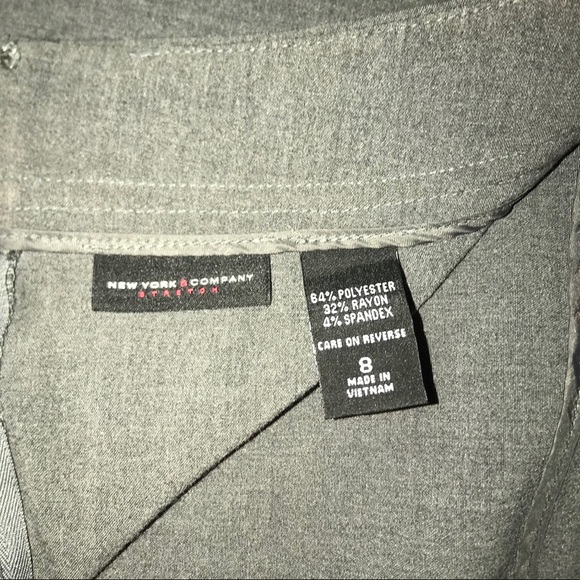 New York & Company stretch gray pencil skirt - Picture 5 of 6